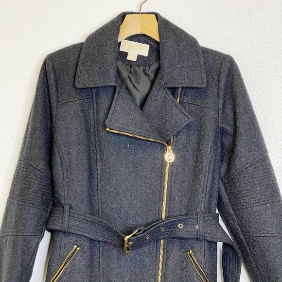 Michael Kors Women’s Trench Coat Size M - Picture 2 of 7
